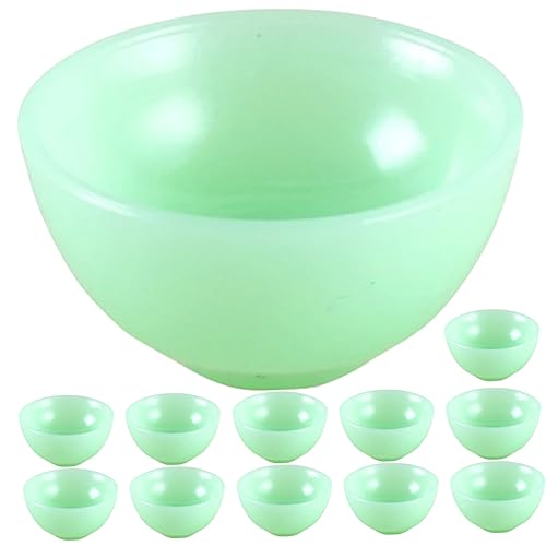 FOYTOKI 12 Stück Simulationsschalenmodell leicht Miniatur puppenhauszubehör Schüsseln besteck spielzeuge Puppenhausschalen Kleines kleines Schalenspielzeug Plastik Green FOYTOKI 12 Stück Simulationsschalenmodell leicht Miniatur puppenhauszubehör Schüsseln besteck spielzeuge Puppenhausschalen Kleines kleines Schalenspielzeug Plastik Green von FOYTOKI