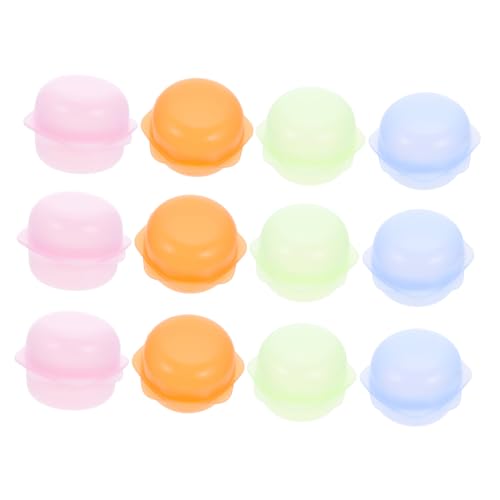 FOYTOKI 12 Stück Wiederverwendbare Wasserballons Silikon Wasserbälle für Sommer und Poolspiele Fördert Geschicklichkeit und Reaktion Farblich Zufällig Zufällige Farbe von FOYTOKI
