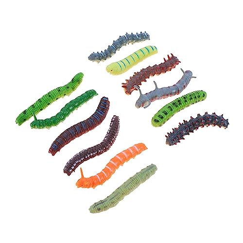 FOYTOKI 12 Stück Witzige Spielzeuge Simulierte für Streiche und Partys Realistische Kletterinsekten für Halloween und Aprilscherze Zufällige Farbe von FOYTOKI