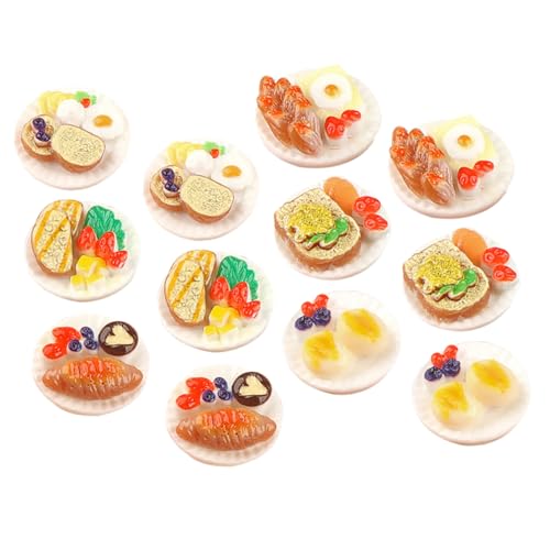 FOYTOKI 12Stücke Snack Modelle für Puppenhaus Realistische Lebensmittel Requisiten Dekoration für DIY Miniaturlandschaften und Fotografie von FOYTOKI