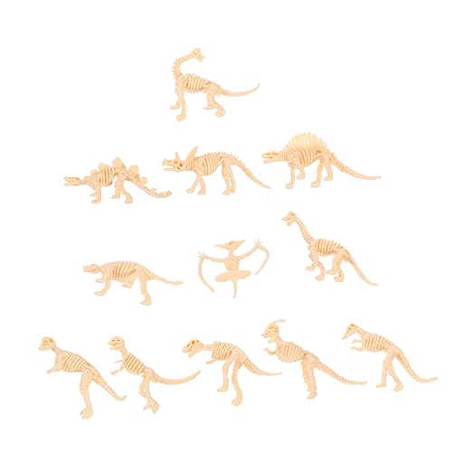 FOYTOKI 12Stücke Teiliges Dinosaurier Skelett Modellset für Realistische Dinosaurierfiguren für Frühkindliche Bildung für Deko Fördert Kreative und Lernen FOYTOKI 12Stücke Teiliges Dinosaurier Skelett Modellset für Realistische Dinosaurierfiguren für Frühkindliche Bildung für Deko Fördert Kreative und Lernen von FOYTOKI