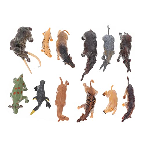 FOYTOKI 12Stücke Teiliges Tierfiguren Realistische Simulationstiere Desktop Ornamente für Tierspielzeug Kreativität und Lernspielzeug für Junge von FOYTOKI