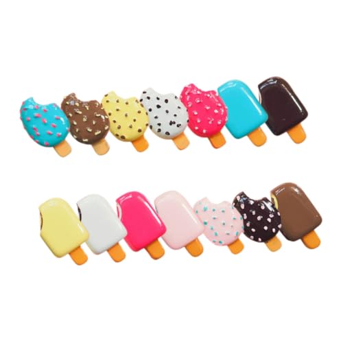 FOYTOKI 14 Stück Realistische Kunstharz Dessert Ornamente für DIY Handyhüllen Kreative Partydekorationen und Alltägliche Verschönerungen von FOYTOKI