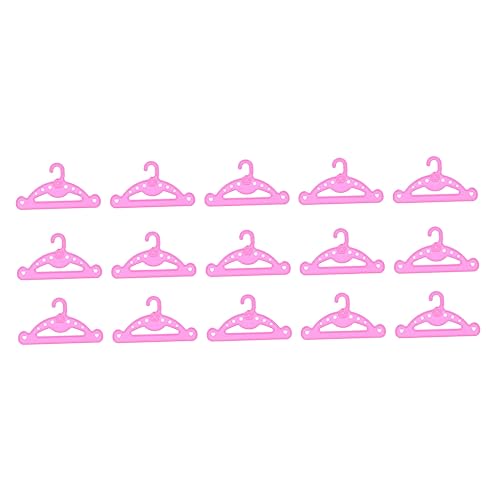 FOYTOKI 15Stücke Mini Puppenkleiderbügel Weihnachtsstrumpf Rack für DIY Puppenzubehör Kreative Kleiderständer für Puppen Langlebig und Praktisch von FOYTOKI