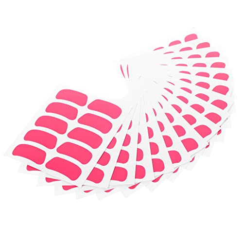 FOYTOKI 16 Blatt Augenaufkleber Augenstreifen-Aufkleber Baseballauge schwarz augenpflaster Erwachsene Sport zubehör Baseball-Augenstreifen für Augenstreifenaufkleber Rosa von FOYTOKI