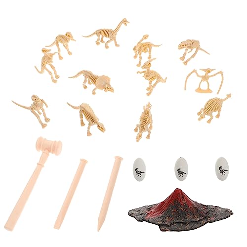 FOYTOKI 19 Stück Teiliges Dinosaurier Skelett Ausgrabungsspielzeug Pädagogisches DIY für Fördert Kreativität und Vorstellungskraft für Kleine FOYTOKI 19 Stück Teiliges Dinosaurier Skelett Ausgrabungsspielzeug Pädagogisches DIY für Fördert Kreativität und Vorstellungskraft für Kleine von FOYTOKI
