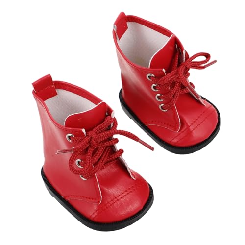 FOYTOKI 1Paar Puppenstiefel für Puppen PU Lederschuhe Stilvolle Anziehstiefel Einfach zu Zubehör für Puppenoutfits Perfektes für Puppenliebhaber FOYTOKI 1Paar Puppenstiefel für Puppen PU Lederschuhe Stilvolle Anziehstiefel Einfach zu Zubehör für Puppenoutfits Perfektes für Puppenliebhaber von FOYTOKI