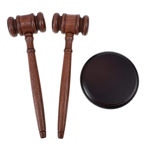 FOYTOKI 1Satz Auktionshammer aus Holz Teiliges Gerichtshammer mit Vintage Hämmern und Basis für Richter Auktionatoren und Rollenspiele Hochwertige Verarbeitung FOYTOKI 1Satz Auktionshammer aus Holz Teiliges Gerichtshammer mit Vintage Hämmern und Basis für Richter Auktionatoren und Rollenspiele Hochwertige Verarbeitung von FOYTOKI
