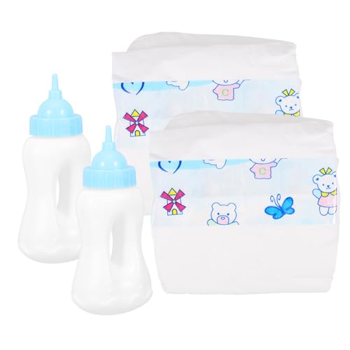 FOYTOKI 1Satz Babyflaschen und Zubehör für Babypuppen Puppenflaschen und Puppenwindeln für Babypartys und Rollenspiele FOYTOKI 1Satz Babyflaschen und Zubehör für Babypuppen Puppenflaschen und Puppenwindeln für Babypartys und Rollenspiele von FOYTOKI
