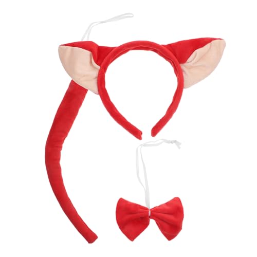 FOYTOKI 1Satz Cartoon Fuchs Ohren Stirnband mit Fliege und für Fasching Halloween und Bühnenaufführungen FOYTOKI 1Satz Cartoon Fuchs Ohren Stirnband mit Fliege und für Fasching Halloween und Bühnenaufführungen von FOYTOKI