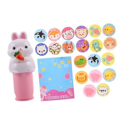 FOYTOKI 1Satz Cartoon Stempelspielzeug für wasserdichte Aufkleber Stempel für Kreative Projekte Niedliche Häschen Designs Kreativität und Intellektuellen Fähigkeiten FOYTOKI 1Satz Cartoon Stempelspielzeug für wasserdichte Aufkleber Stempel für Kreative Projekte Niedliche Häschen Designs Kreativität und Intellektuellen Fähigkeiten von FOYTOKI
