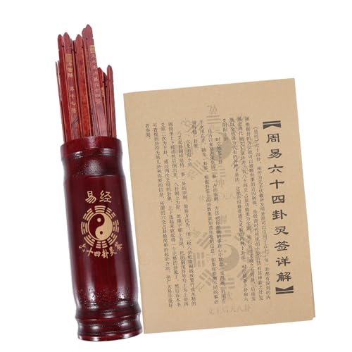 FOYTOKI 1Satz Chinesisches Wahrsagespiel mit Eimer Wahrsagestäbchen Buch für Familienspiele Requisiten für Wahrsagerei für Besondere Anlässe und Zuhause FOYTOKI 1Satz Chinesisches Wahrsagespiel mit Eimer Wahrsagestäbchen Buch für Familienspiele Requisiten für Wahrsagerei für Besondere Anlässe und Zuhause von FOYTOKI