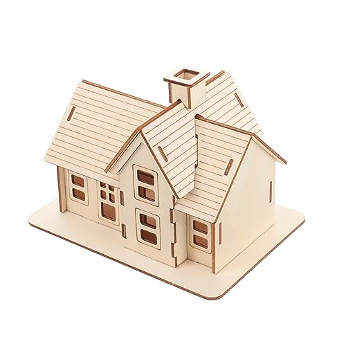 FOYTOKI 1Satz DIY Holzhaus Modellbausatz Puzzle für Kreatives Holzpuzzle zur Zusammenstellung für Wohn und Büroräume FOYTOKI 1Satz DIY Holzhaus Modellbausatz Puzzle für Kreatives Holzpuzzle zur Zusammenstellung für Wohn und Büroräume von FOYTOKI