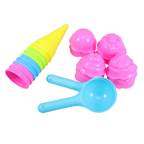 FOYTOKI 1Satz Eiscreme Sandspielzeug für Teiliges mit Eistüten und Löffeln Kreatives Design für Drinnen und Draußen Sicheres Material für Endlosen Spielspaß FOYTOKI 1Satz Eiscreme Sandspielzeug für Teiliges mit Eistüten und Löffeln Kreatives Design für Drinnen und Draußen Sicheres Material für Endlosen Spielspaß von FOYTOKI