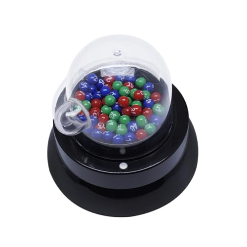 FOYTOKI 1satz Elektrische Lotteriemaschine Für Partys Tragbare Jackpot-Maschine Mit Bunten Zahlenkugeln Für Soziale Veranstaltungen Und Spieleabende von FOYTOKI