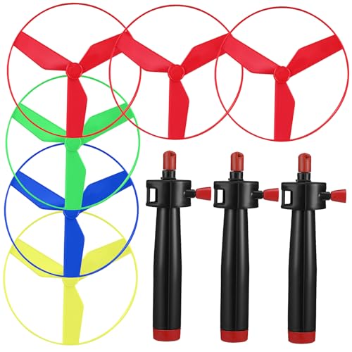 FOYTOKI 1Satz Fliegendes Scheibenspielzeug Launcher UFOs Interaktives Outdoor für Fördert Koordination und Teamspiel Leichtes Robustes Kunststoffdesign FOYTOKI 1Satz Fliegendes Scheibenspielzeug Launcher UFOs Interaktives Outdoor für Fördert Koordination und Teamspiel Leichtes Robustes Kunststoffdesign von FOYTOKI