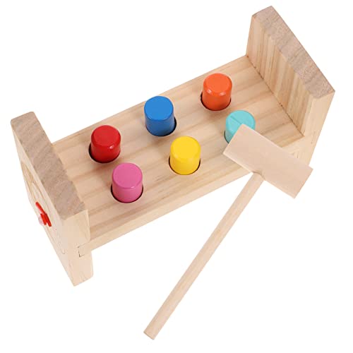FOYTOKI 1Satz Frühes Bildungsspielzeug Multifunktionales Schlagspielzeug für Kleinkinder Fördert Motorische Fähigkeiten und Zeitbewusstsein Sicheres und Farbenfrohes Design von FOYTOKI
