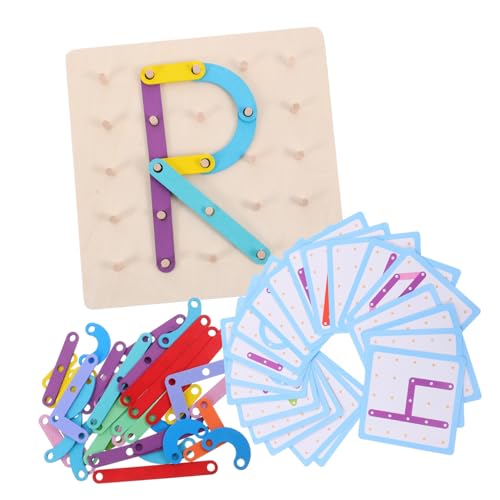 FOYTOKI 1Satz Geoboard Holzspielzeug für Lernspielzeug mit Interaktiven für Kleinkinder Feinmotorik und Kreativität Montessori FOYTOKI 1Satz Geoboard Holzspielzeug für Lernspielzeug mit Interaktiven für Kleinkinder Feinmotorik und Kreativität Montessori von FOYTOKI