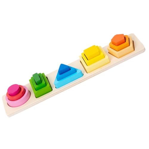 FOYTOKI 1Satz Geometrisches Holzspielzeug für Form Matching Puzzle mit Fördert Feinmotorik und Kreativität für Frühes Lernen und Heimunterricht FOYTOKI 1Satz Geometrisches Holzspielzeug für Form Matching Puzzle mit Fördert Feinmotorik und Kreativität für Frühes Lernen und Heimunterricht von FOYTOKI