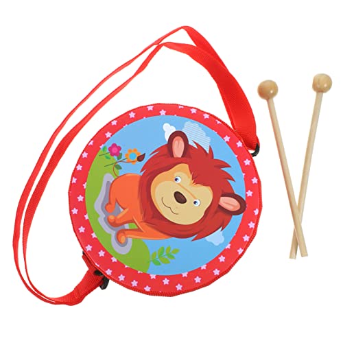 FOYTOKI 1Satz Handtrommel Set für Musikinstrument mit Drumsticks Robuste und Kunststoffkonstruktion Kindermusikinstrument für Auftritte und Musikfestivals FOYTOKI 1Satz Handtrommel Set für Musikinstrument mit Drumsticks Robuste und Kunststoffkonstruktion Kindermusikinstrument für Auftritte und Musikfestivals von FOYTOKI
