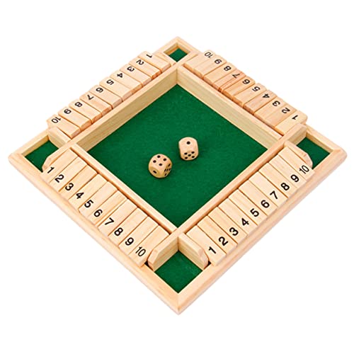 FOYTOKI 1Satz Holznummer Würfelspiel mit Interaktives Partyspiel aus Sicherem Holz für Spieler Gesellschaftsspiel für Ktv Bars und Gesellige Abende Spaß und Gehirntraining FOYTOKI 1Satz Holznummer Würfelspiel mit Interaktives Partyspiel aus Sicherem Holz für Spieler Gesellschaftsspiel für Ktv Bars und Gesellige Abende Spaß und Gehirntraining von FOYTOKI