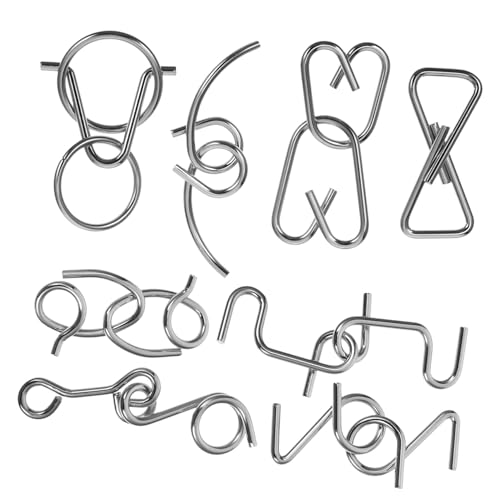FOYTOKI 1Satz Interlock Puzzle Spielzeugset aus Metall Teiliges Denkspiel für Erwachsene Fördert und Kreativität Lernspielzeug für Hand Augen Koordination von FOYTOKI