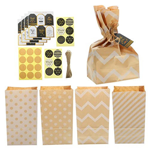 FOYTOKI 1Satz Kleine Kraftpapier Geschenktüten Vintage Geschenkbeutel mit Aufklebern für Party Weihnachten Süßigkeiten und Snacks für DIY FOYTOKI 1Satz Kleine Kraftpapier Geschenktüten Vintage Geschenkbeutel mit Aufklebern für Party Weihnachten Süßigkeiten und Snacks für DIY von FOYTOKI