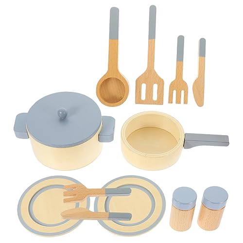 FOYTOKI 1Satz Kochgeschirr Spielset aus Holz Rollenspiel Küchenspielzeug für Realistischem Design Fördert Kreativität und Soziale Fähigkeiten für Fantasievolles FOYTOKI 1Satz Kochgeschirr Spielset aus Holz Rollenspiel Küchenspielzeug für Realistischem Design Fördert Kreativität und Soziale Fähigkeiten für Fantasievolles von FOYTOKI
