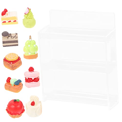 FOYTOKI 1Satz Kuchenständer Set Puppenhaus Zubehör mit Lebensmittelsatz für Realistische Deko und Spielmöglichkeiten Präsentationen und Szenen FOYTOKI 1Satz Kuchenständer Set Puppenhaus Zubehör mit Lebensmittelsatz für Realistische Deko und Spielmöglichkeiten Präsentationen und Szenen von FOYTOKI