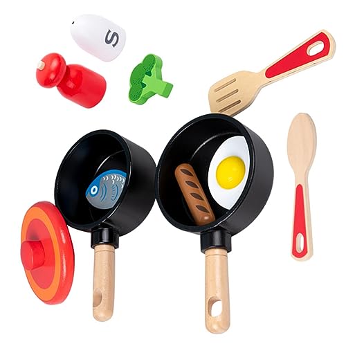 FOYTOKI 1Satz Küchenspielset für Realistisches Kochspielzeug mit Töpfen und Pfannen Fördert Kreativität und Praktische Fähigkeiten Rollenspiele der Spielküche FOYTOKI 1Satz Küchenspielset für Realistisches Kochspielzeug mit Töpfen und Pfannen Fördert Kreativität und Praktische Fähigkeiten Rollenspiele der Spielküche von FOYTOKI
