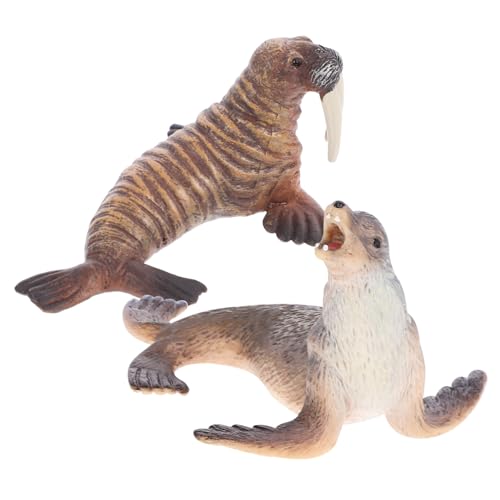 FOYTOKI 1Satz Lebensechte Meerestierdekorationen Realistische Seelöwe und Walross Miniaturfiguren für Aquarium Dekoration für Kreatives und Lernzwecke Teiliges FOYTOKI 1Satz Lebensechte Meerestierdekorationen Realistische Seelöwe und Walross Miniaturfiguren für Aquarium Dekoration für Kreatives und Lernzwecke Teiliges von FOYTOKI
