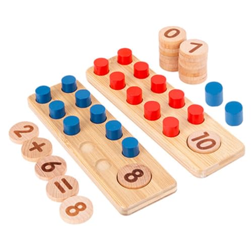 FOYTOKI 1Satz Mathematik Lernspielzeug für Teiliges Zählspielzeug aus Holz für Vorschule Mathematikverständnis und Farberkennung Sicher und Poliert FOYTOKI 1Satz Mathematik Lernspielzeug für Teiliges Zählspielzeug aus Holz für Vorschule Mathematikverständnis und Farberkennung Sicher und Poliert von FOYTOKI