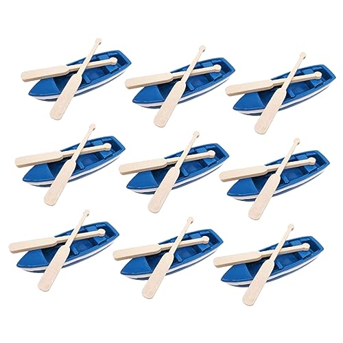FOYTOKI 1Satz Miniaturbootmodell Teiliges DIY Stranddekor mit Blauen Booten Holzpaddeln für Kreative Mikrolandschaften Garten und Sandkastenzubehör Verzierungen FOYTOKI 1Satz Miniaturbootmodell Teiliges DIY Stranddekor mit Blauen Booten Holzpaddeln für Kreative Mikrolandschaften Garten und Sandkastenzubehör Verzierungen von FOYTOKI