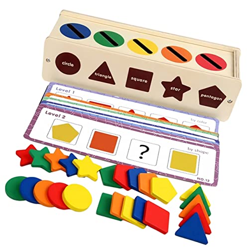 FOYTOKI 1Satz Montessori Holz Form Sortierer für Kleinkinder Lustiges Sinnesspielzeug für Junge Mädchen Fördert Konzentration und Feinmotorik Tragbar und Langlebig FOYTOKI 1Satz Montessori Holz Form Sortierer für Kleinkinder Lustiges Sinnesspielzeug für Junge Mädchen Fördert Konzentration und Feinmotorik Tragbar und Langlebig von FOYTOKI