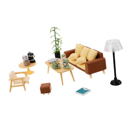FOYTOKI 1Satz Realistisches Wohnzimmer Sofa und Couchtisch Zubehör für Rollenspiel Fotografie Requisiten und DIY Dekoration FOYTOKI 1Satz Realistisches Wohnzimmer Sofa und Couchtisch Zubehör für Rollenspiel Fotografie Requisiten und DIY Dekoration von FOYTOKI