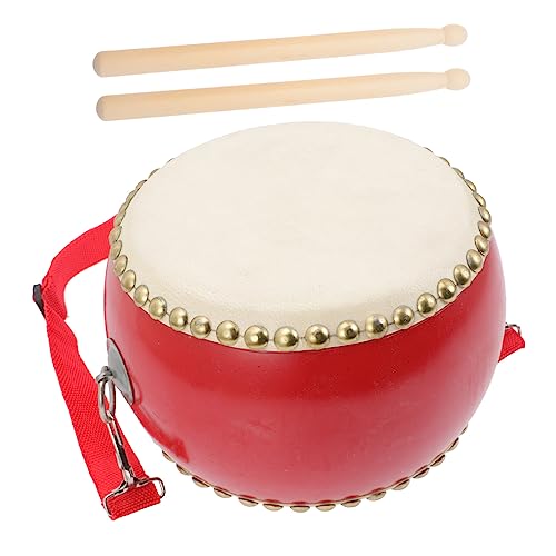 FOYTOKI 1Satz Rindsspielzeugtrommel für Percussion Instrument mit Verarbeitung Fördert Konzentration und Rhythmusgefühl für Feiern FOYTOKI 1Satz Rindsspielzeugtrommel für Percussion Instrument mit Verarbeitung Fördert Konzentration und Rhythmusgefühl für Feiern von FOYTOKI