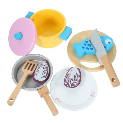FOYTOKI 1Satz Rollenspiel Kochgeschirr Set für Küchenutensilien mit Realistischen Kocherlebnissen für Kreatives und Lernen über Essen FOYTOKI 1Satz Rollenspiel Kochgeschirr Set für Küchenutensilien mit Realistischen Kocherlebnissen für Kreatives und Lernen über Essen von FOYTOKI