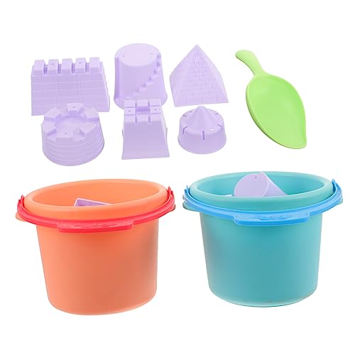 FOYTOKI 1Satz Sandspielzeug für Strand Weiches Kunststoff mit Schlossformen und Eimer Lustiges Outdoor für Jungen und Zufälligen Farben FOYTOKI 1Satz Sandspielzeug für Strand Weiches Kunststoff mit Schlossformen und Eimer Lustiges Outdoor für Jungen und Zufälligen Farben von FOYTOKI