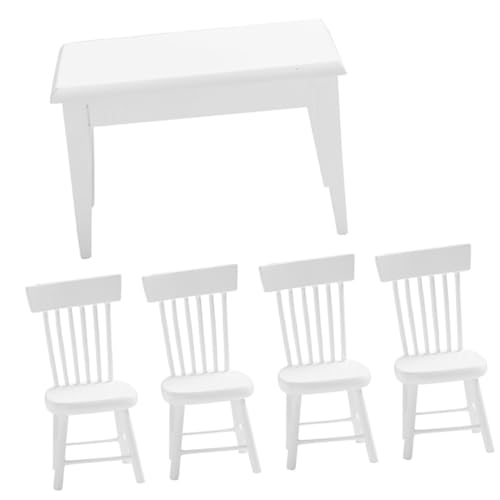 FOYTOKI 1Satz Stühle und Set für Puppenhäuser DIY Möbelmodell für Moderne Innenräume Weiße Möbel für Kreative Dekoration FOYTOKI 1Satz Stühle und Set für Puppenhäuser DIY Möbelmodell für Moderne Innenräume Weiße Möbel für Kreative Dekoration von FOYTOKI