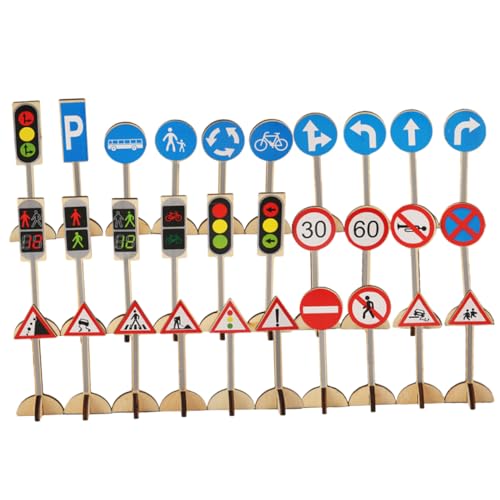 FOYTOKI 1Satz Verkehrsschilder Teile Straßenschild Lernspielzeug für Frühe Bildung Realistische Farben für Verkehrssicherheit und Eltern Junge Mädchen Interaktion FOYTOKI 1Satz Verkehrsschilder Teile Straßenschild Lernspielzeug für Frühe Bildung Realistische Farben für Verkehrssicherheit und Eltern Junge Mädchen Interaktion von FOYTOKI
