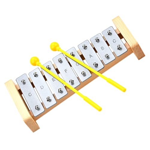 FOYTOKI 1Satz Xylophon für Musikspielzeug aus Holz Leicht und Tragbar für Drinnen und Draußen Fördert Musikalische Fähigkeiten und Interaktion für Jungen und Ab Jahr von FOYTOKI