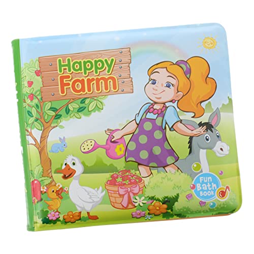 FOYTOKI 1Stück Bildungsbuch Wasserdichtes Buch für Kleinkinder Badebuch für Frühes Lernen mit Bunten Mustern Interaktive Eltern Junge Mädchen von FOYTOKI