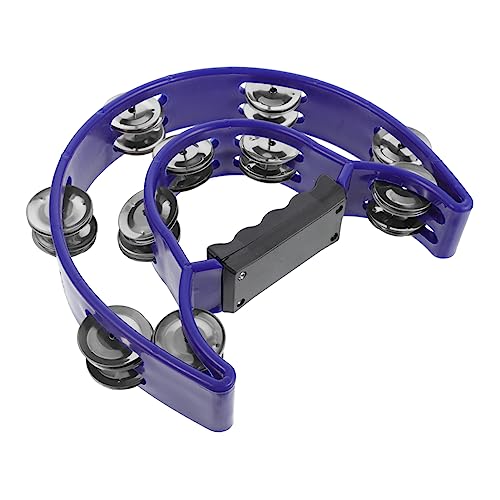 FOYTOKI 1Stück Halbmond Handheld Tamburin Doppelreihe Jingles Ergonomisches Schlaginstrument für Feste Partys Bars und Sportveranstaltungen Praktische FOYTOKI 1Stück Halbmond Handheld Tamburin Doppelreihe Jingles Ergonomisches Schlaginstrument für Feste Partys Bars und Sportveranstaltungen Praktische von FOYTOKI
