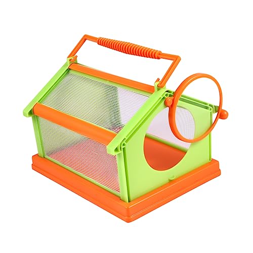 FOYTOKI 1Stück Insektenbeobachtung Box mit Lupe Transparenter Käfig für Outdoor Viewer Langlebig und für Insektenforschung FOYTOKI 1Stück Insektenbeobachtung Box mit Lupe Transparenter Käfig für Outdoor Viewer Langlebig und für Insektenforschung von FOYTOKI