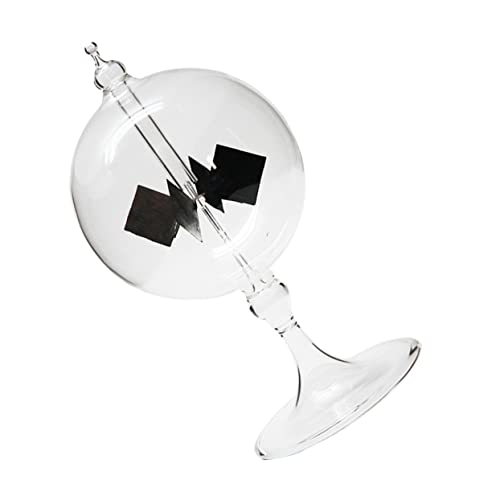 FOYTOKI 1stück Transparent Solar Power Sun Light Energy Vanes Handgefertigter Krummer Windrad Für Moderne Dekoration Zur Physikalischen Bildung Und Inneneinrichtung von FOYTOKI