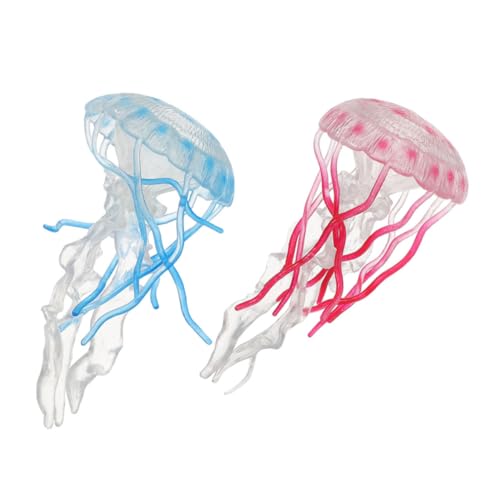 FOYTOKI 2 Künstliche Quallenmodelle: Realistische Meerestierfiguren Für Aquarium-, Lernspielzeug Für Kinder, Heimdekoration Mit -Motiven FOYTOKI 2 Künstliche Quallenmodelle: Realistische Meerestierfiguren Für Aquarium-, Lernspielzeug Für Kinder, Heimdekoration Mit -Motiven von FOYTOKI