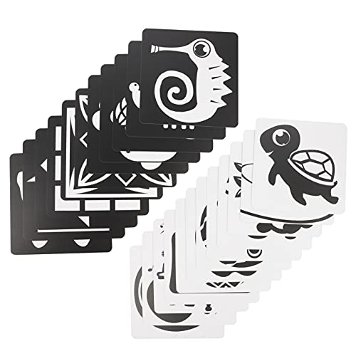 FOYTOKI 2 Sätze Hochkontrastierende Stimulation Karten für Neugeborene Lernspielzeug Frühen Entwicklung und Eltern Interaktion FOYTOKI 2 Sätze Hochkontrastierende Stimulation Karten für Neugeborene Lernspielzeug Frühen Entwicklung und Eltern Interaktion von FOYTOKI