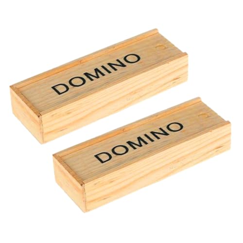 FOYTOKI 2 Sätze Holz Domino Set Teiliges Set aus Schwarzen Holzbausteinen für Kreative Spiele und Pädagogische Aktivitäten Fördert Selbstvertrauen FOYTOKI 2 Sätze Holz Domino Set Teiliges Set aus Schwarzen Holzbausteinen für Kreative Spiele und Pädagogische Aktivitäten Fördert Selbstvertrauen von FOYTOKI