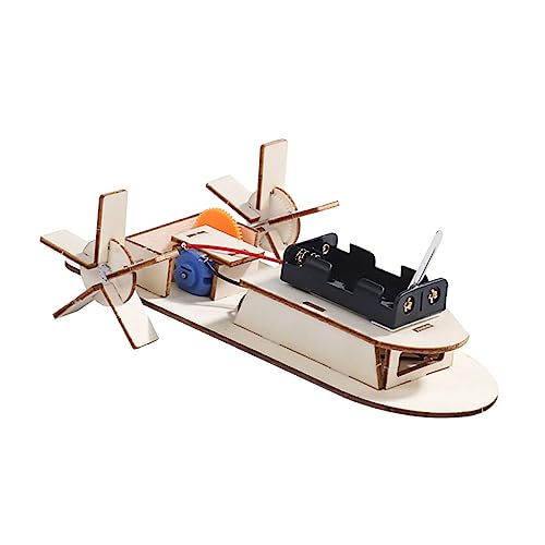 FOYTOKI 2 Stück DIY Holzboot Elektrisches Modell zur Montage für Fördert Kreativität und Wissenschaftsverständnis für Outdoor Wasserspaß und Spielerisches Lernen Zufällige FOYTOKI 2 Stück DIY Holzboot Elektrisches Modell zur Montage für Fördert Kreativität und Wissenschaftsverständnis für Outdoor Wasserspaß und Spielerisches Lernen Zufällige von FOYTOKI
