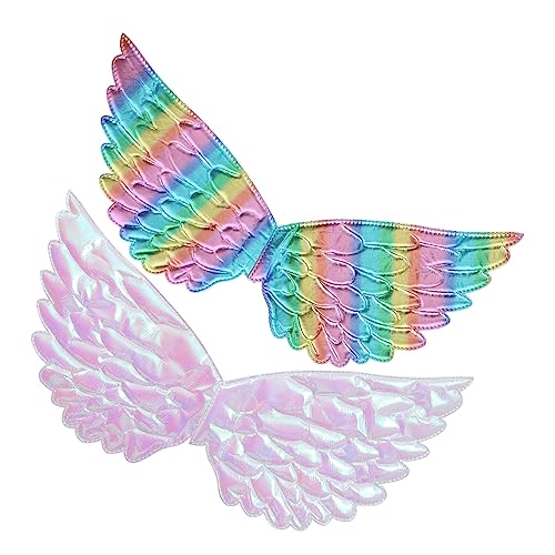 FOYTOKI 2 Stück Engel Flügel Dekorative Kostüm Requisiten für Cosplay Bühnenauftritte Leicht und Attraktiv für Karneval und Partys FOYTOKI 2 Stück Engel Flügel Dekorative Kostüm Requisiten für Cosplay Bühnenauftritte Leicht und Attraktiv für Karneval und Partys von FOYTOKI